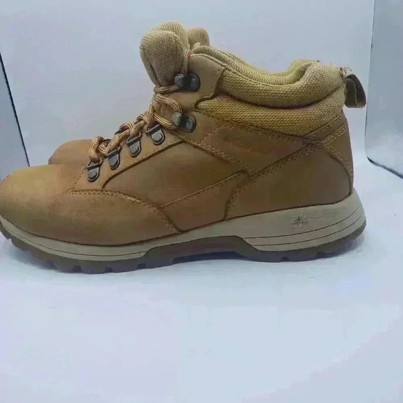Timberland Waterproof Mid Hiker Boot  Winter Men’s size 8 - Wheat Nubuck - Picture 4 of 6
